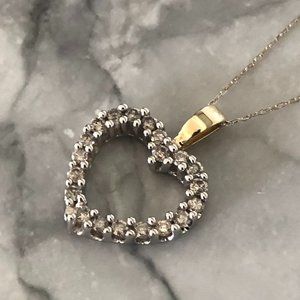 Zales Diamond Heart Necklace